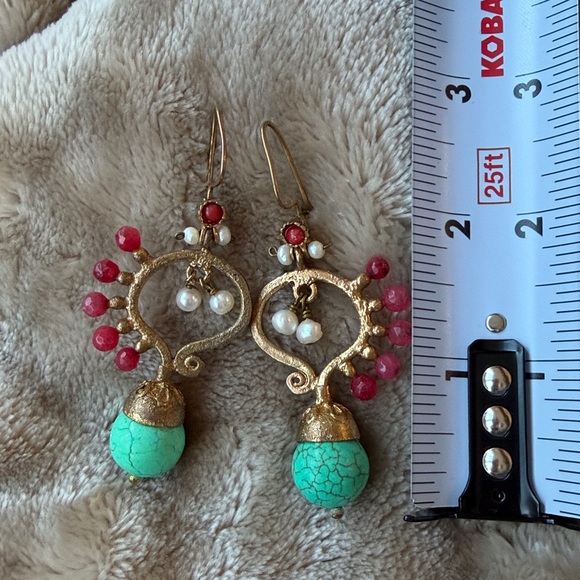 Tiklari Turkish butterfly earrings - Picture 3 of 4